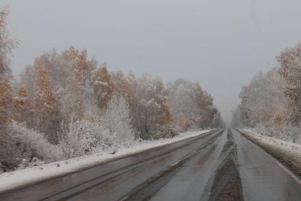 Осенний снегопад на Урале []