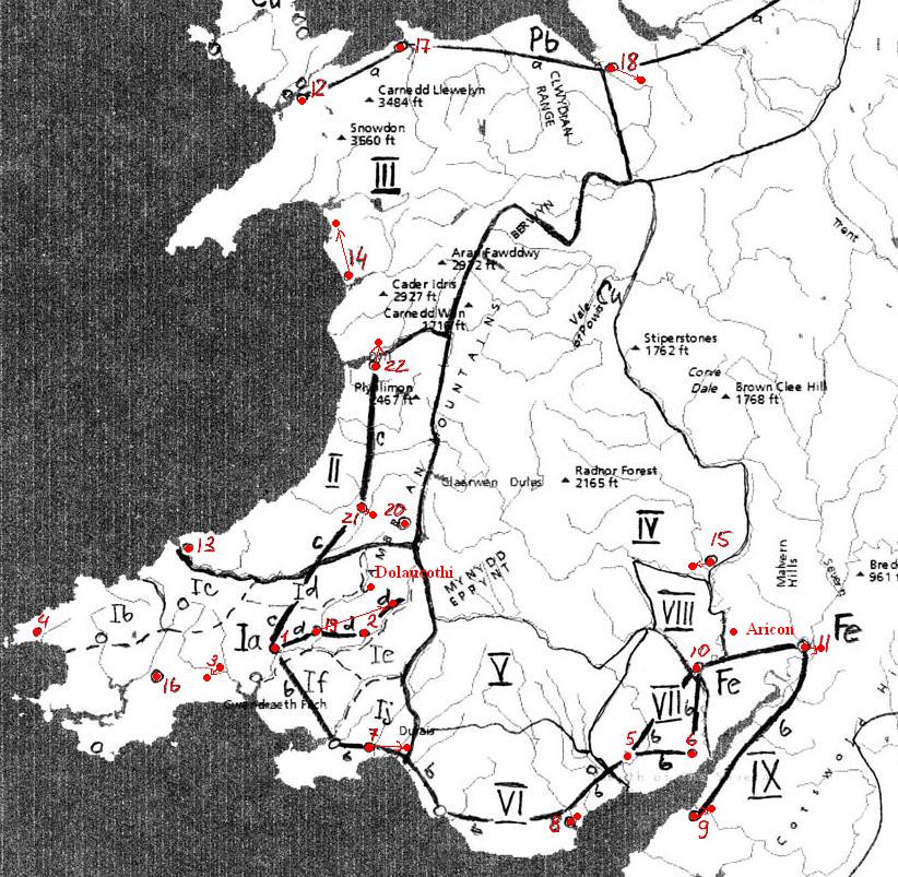 Более точная карта Уэльса на 1399 г. a.u.c. []