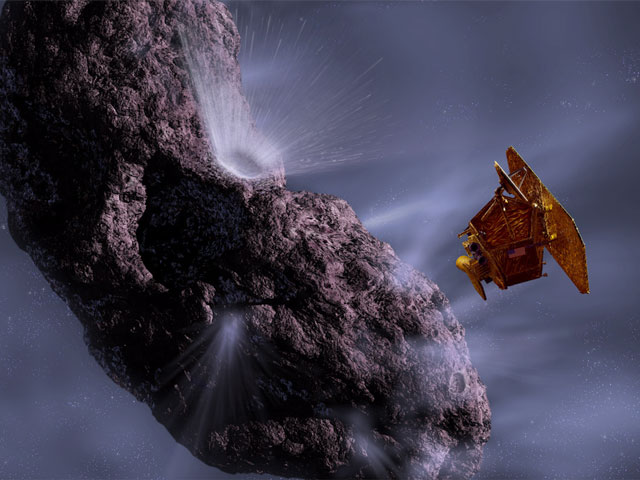 Встреча космического зонда с кометой Темпеля []