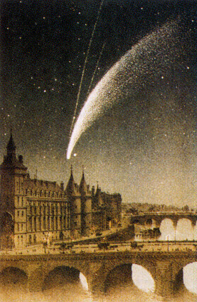 Комета Донати над Парижем []