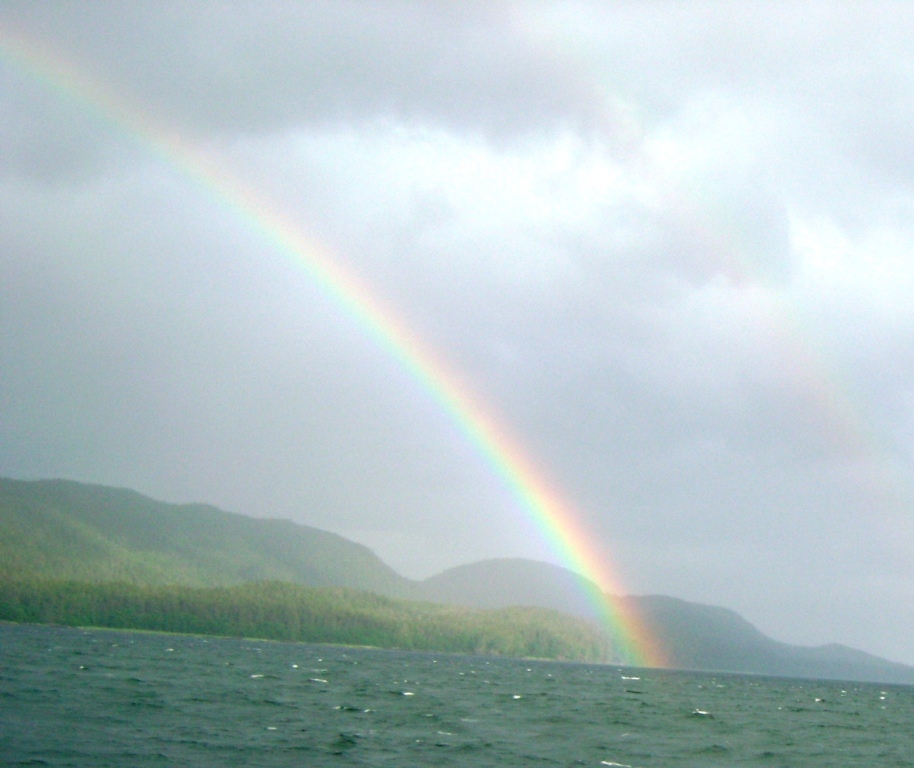 Двойная радуга над Аляской. []