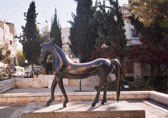 Лошадка в центре Иерусалима [А.Р.]
