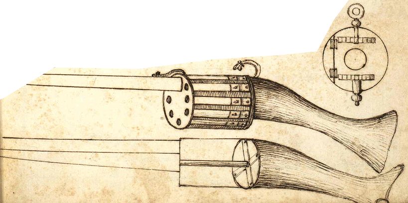 Illustration 7  Colt pistol, a sample from 1598 year [Giulio Parigi]