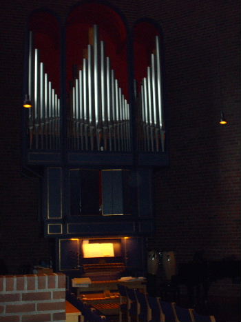 Organ in The Ostenstad Church. (Asker, Big Oslo). []