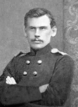 Подпоручик Толстой Лев Николаевич (1828-1910). Участник обороны Севастополя. Автор 