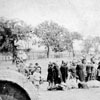Евреи перед посадкой в депортационный эшелон. Шольтвадкерт, Венгрия. Июнь, 1944 []